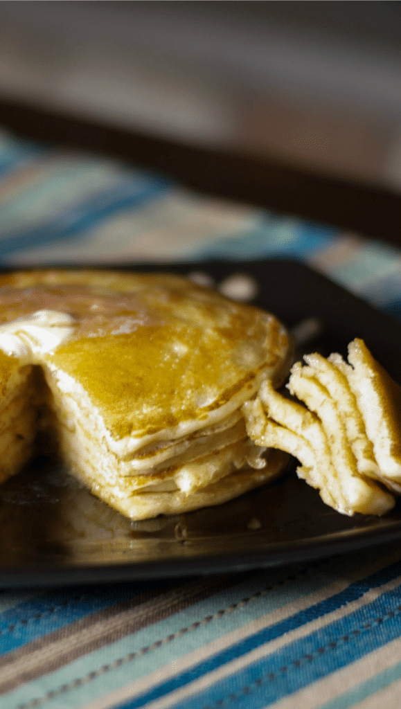 A close up of Homemade Pancakes