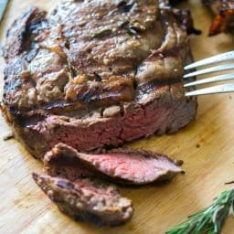 Tuscan Style Grilled Rib Eye Steak