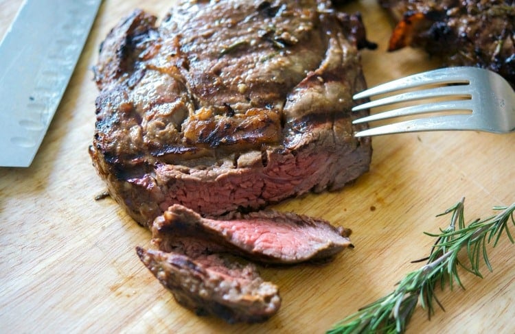 Tuscan Style Grilled Rib Eye Steak