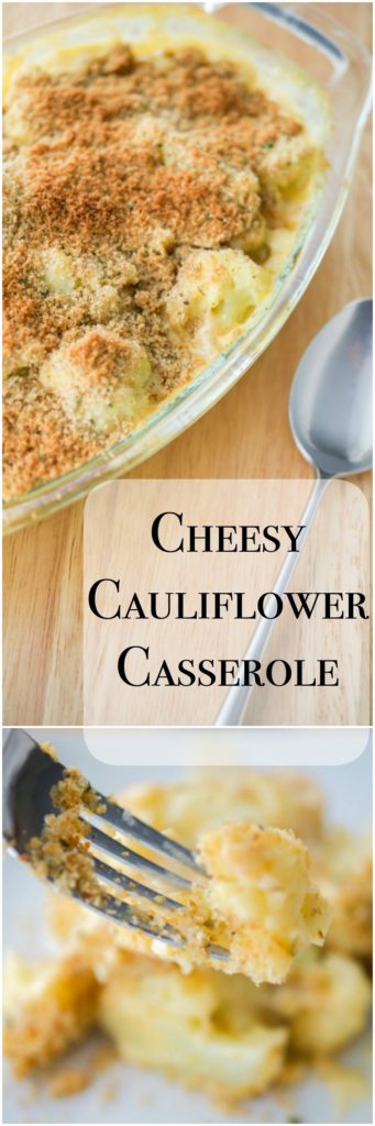 Steamed cauliflower combined with a sharp cheddar cheese sauce; then topped with buttery Italian breadcrumbs. 