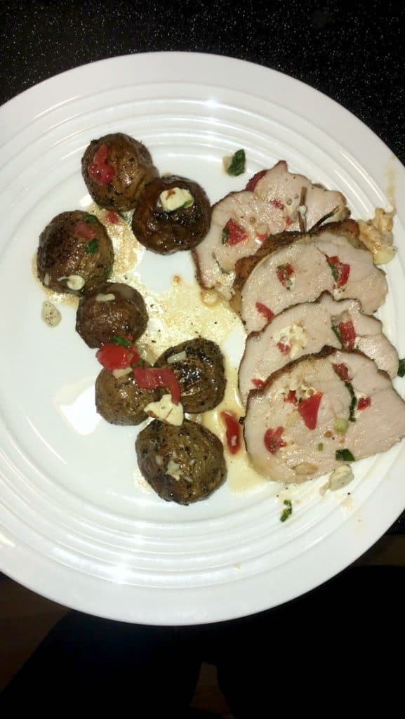 John Gaffney's Caprese Pork Loin