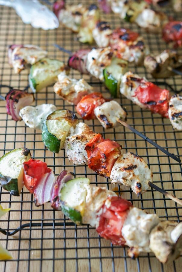 A close up of food, with Chicken and Yogurt