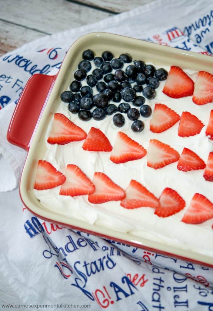 Patriotic Angel Food Cake Dessert