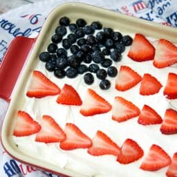 Patriotic Angel Food Cake Dessert