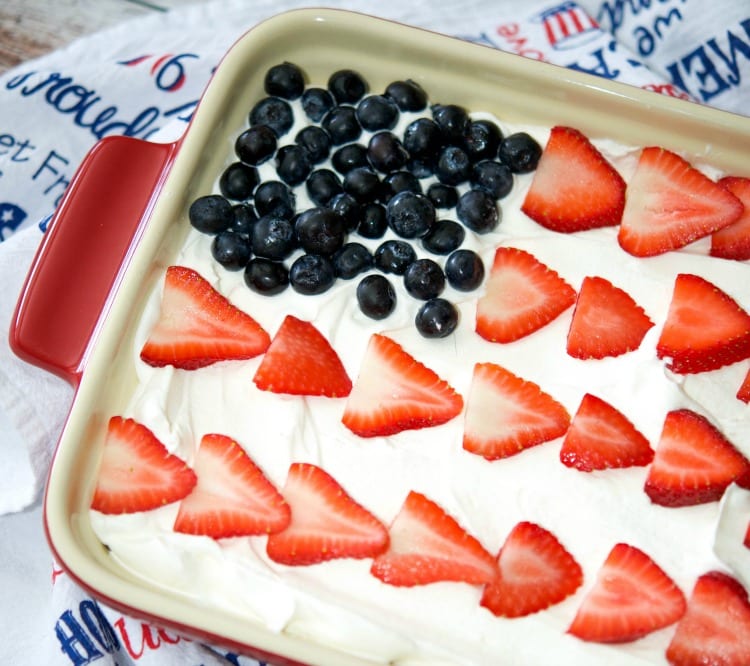 Patriotic Angel Food Cake Dessert