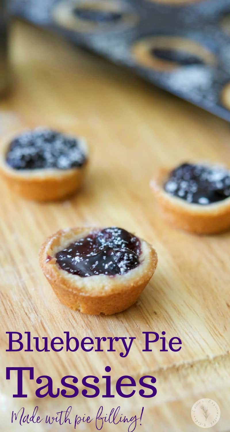 Blueberry Pie Tassies | Carrie’s Experimental Kitchen