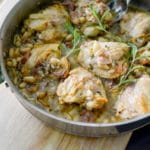 Chicken with Prosciutto, Rosemary & White Beans