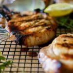 Greek Honey Lemon Grilled Pork Chops