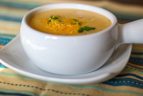 Low Fat Baked Potato Soup