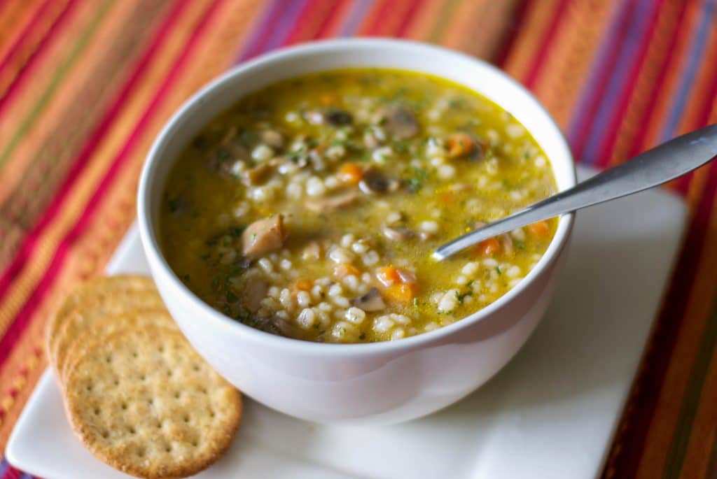 Mushroom Barley Soup