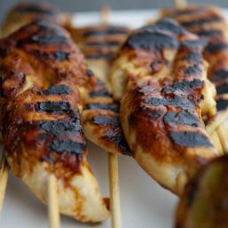 Honey Lime Grilled Chicken Skewers