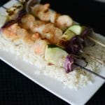 Dijon Maple Grilled Shrimp Skewers -horizontal