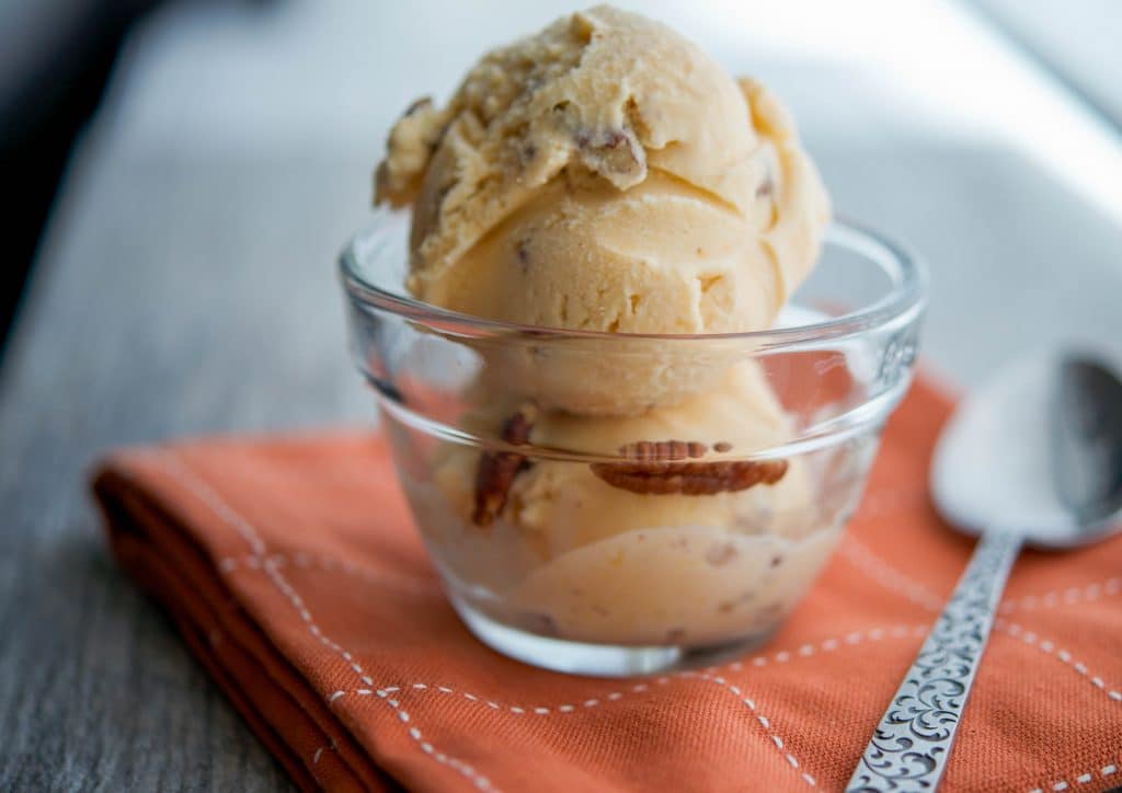 Pumpkin Maple Pecan Ice Cream