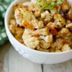 Cauliflower roasted with fresh Mediterranean flavors like Greek yogurt, Kalamata olives, fresh lemon and oregano. It's the perfect side dish to any meal.