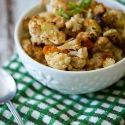 Mediterranean Roasted Cauliflower