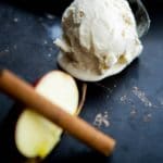 Make your own No Churn Apple Cinnamon Ice Cream at home with five simple ingredients. It's a family friendly dessert the whole family will love.