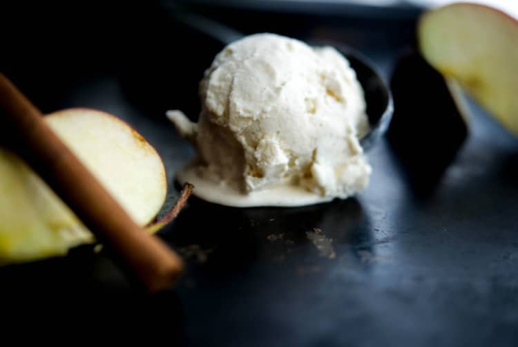 No Churn Apple Cinnamon Ice Cream