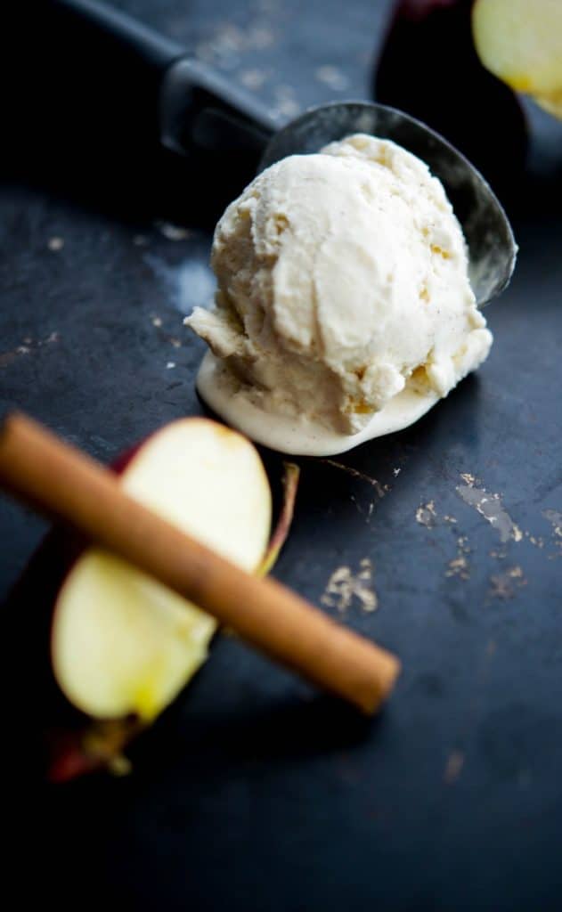 Make your own No Churn Apple Cinnamon Ice Cream at home with five simple ingredients. It's a family friendly dessert the whole family will love. 