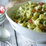 Tortellini with Creamed Spinach & Tomatoes | www.carriesexperimentalkitchen.com