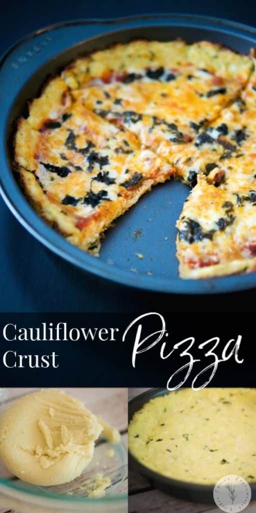 Make a healthier pizza crust out of cauliflower; then add your favorite toppings like sauce, cheese and fresh basil or grilled vegetables.