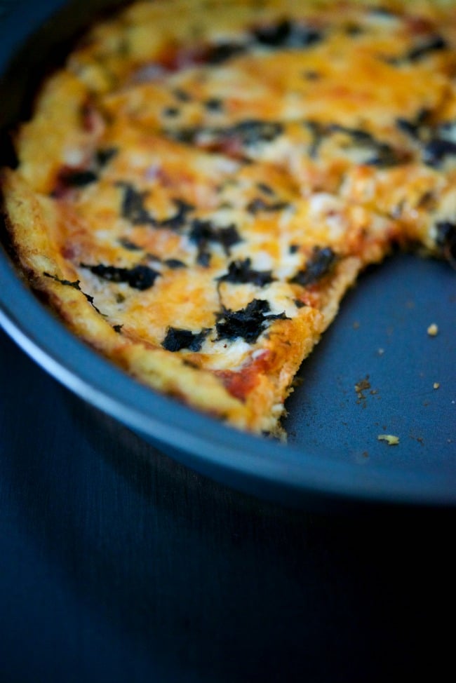 Cauliflower Crust Pizza | CarriesExperimentalKitchen.com