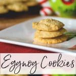 The "big guy" looks forward to these soft and chewy Eggnog Cookies, made with creamy eggnog, cinnamon and nutmeg every year.