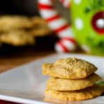 The "big guy" looks forward to these soft and chewy Eggnog Cookies, made with creamy eggnog, cinnamon and nutmeg every year.