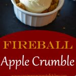 Fireball Apple Crumble collage 