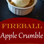 Fireball Apple Crumble collage 