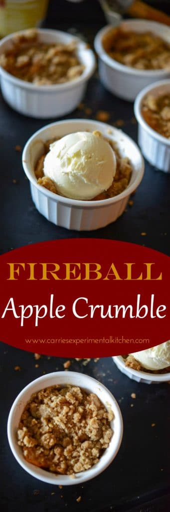 Fireball Apple Crumble collage 