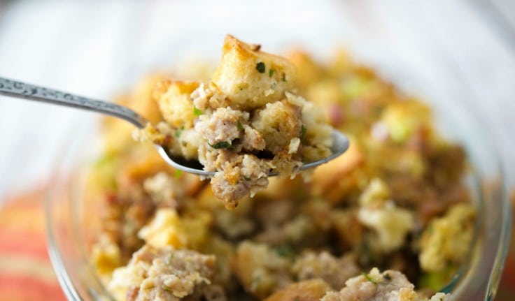 Italian Sausage Bread Stuffing