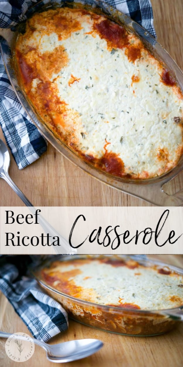 Beef Ricotta Casserole | Carrie’s Experimental Kitchen