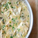 Boneless Chicken pan seared; then simmered in a creamy mushroom brandy sauce. Serve over rice with your favorite vegetable for a quick weeknight meal.