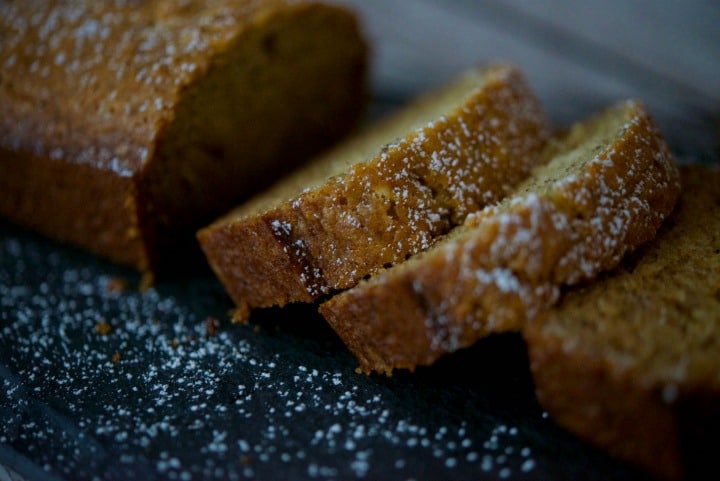 Eggnog Banana Bread