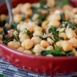 Chick Peas & Spinach