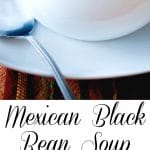 Make this three ingredient Mexican Black Bean Soup in a matter of minutes. The best part is, you decide just how spicy you like it!