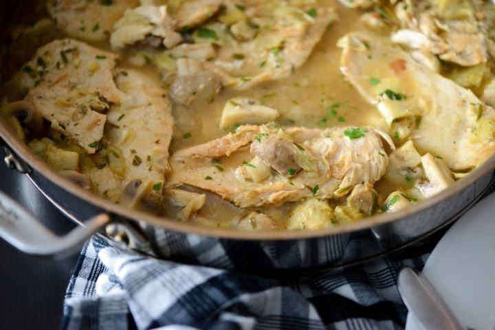 Skillet Artichoke Chicken