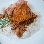 Crock Pot Chicken in a Sun Dried Tomato Mushroom Cream Sauce