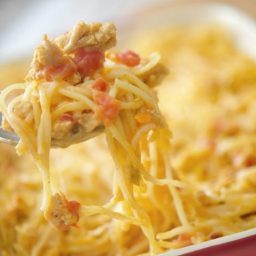 Low Fat Taco Spaghetti Casserole