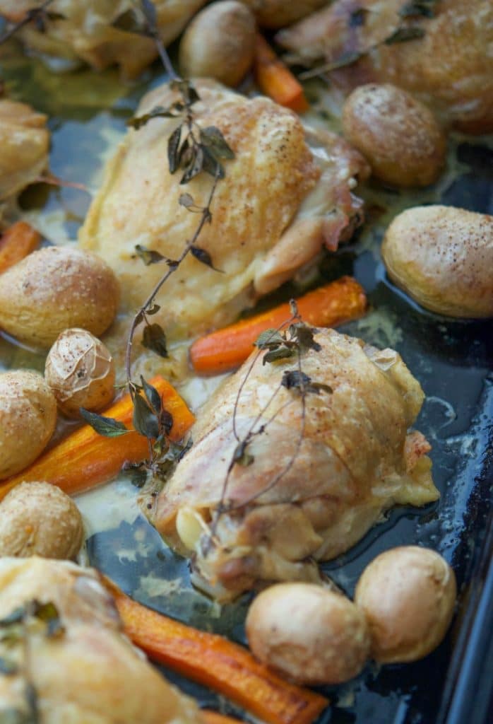 Sheet Pan Oregano Chicken & Vegetables