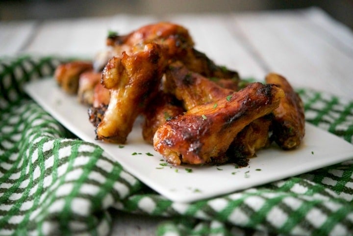 Guinness BBQ Baked Chicken Wings