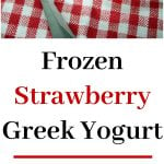 Make your own rich and creamy frozen yogurt with four simple ingredients at home including fresh strawberries and reduced fat plain Greek yogurt.