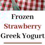 Make your own rich and creamy frozen yogurt with four simple ingredients at home including fresh strawberries and reduced fat plain Greek yogurt.