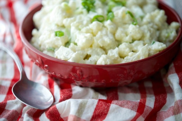 Low Carb Cauliflower Picnic Salad