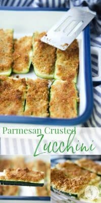 Parmesan Crusted Zucchini | Carrie’s Experimental Kitchen
