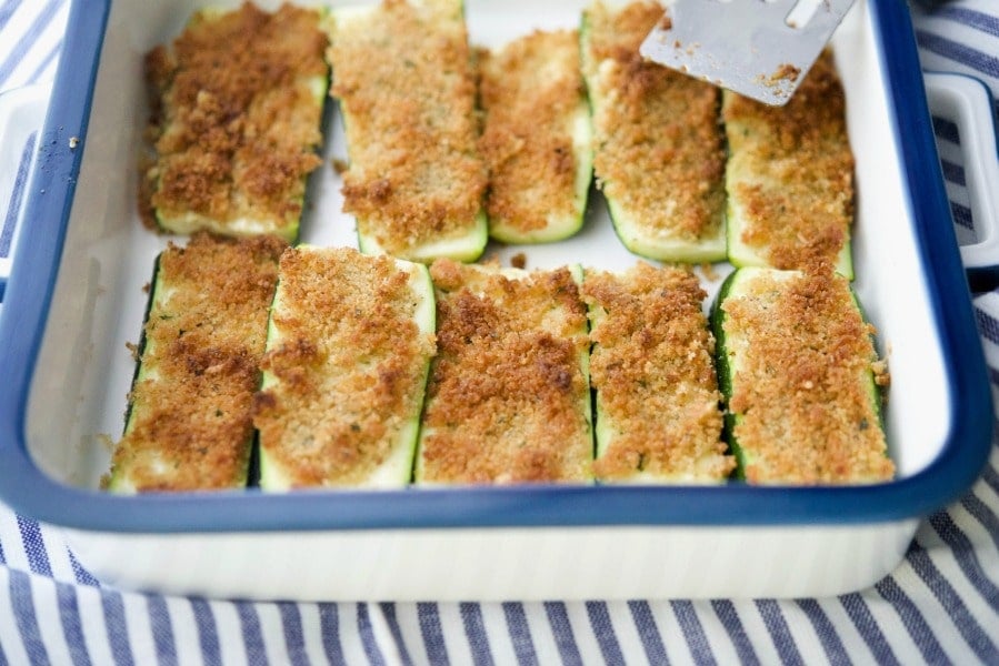 Parmesan Crusted Zucchini