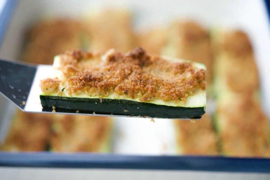 Parmesan Crusted Zucchini