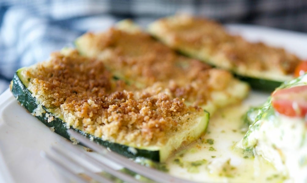 Parmesan Crusted Zucchini