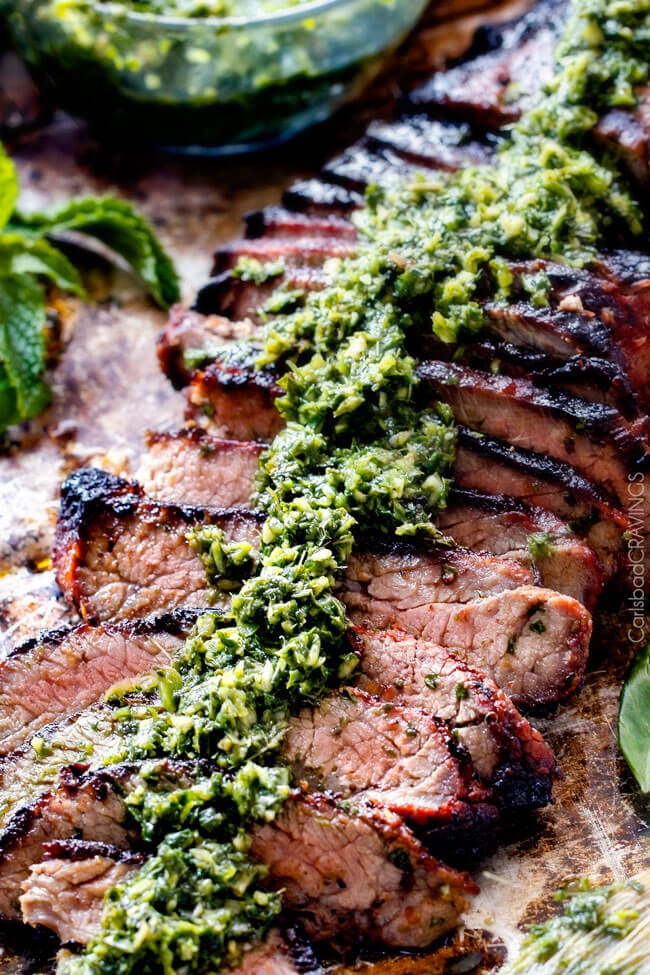 Asian Chimichurri Steak | Carlsbad Cravings