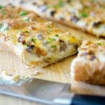 Steak & Cheddar French Bread Pizza